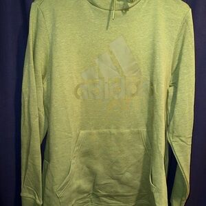 Adidas Men's Green Hoodie